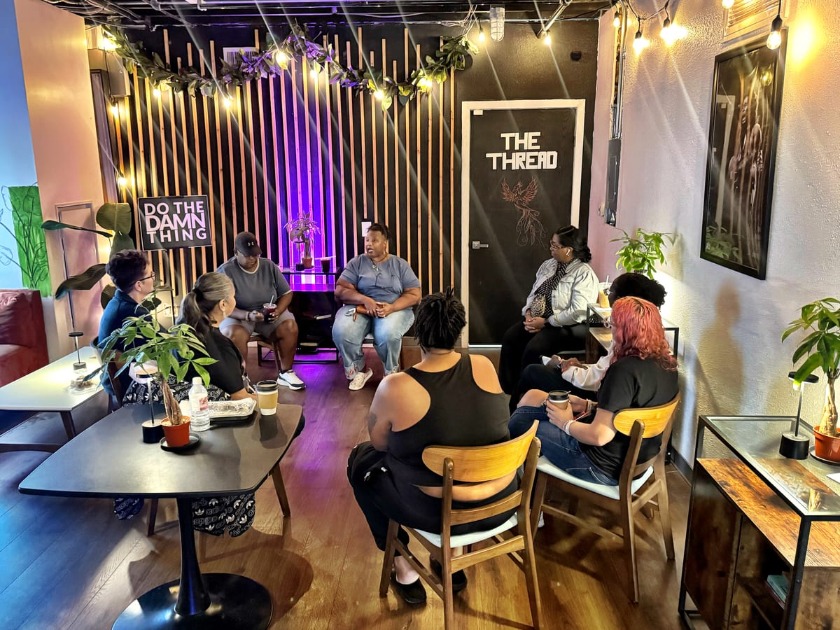 Community gathering at The Thread PHX